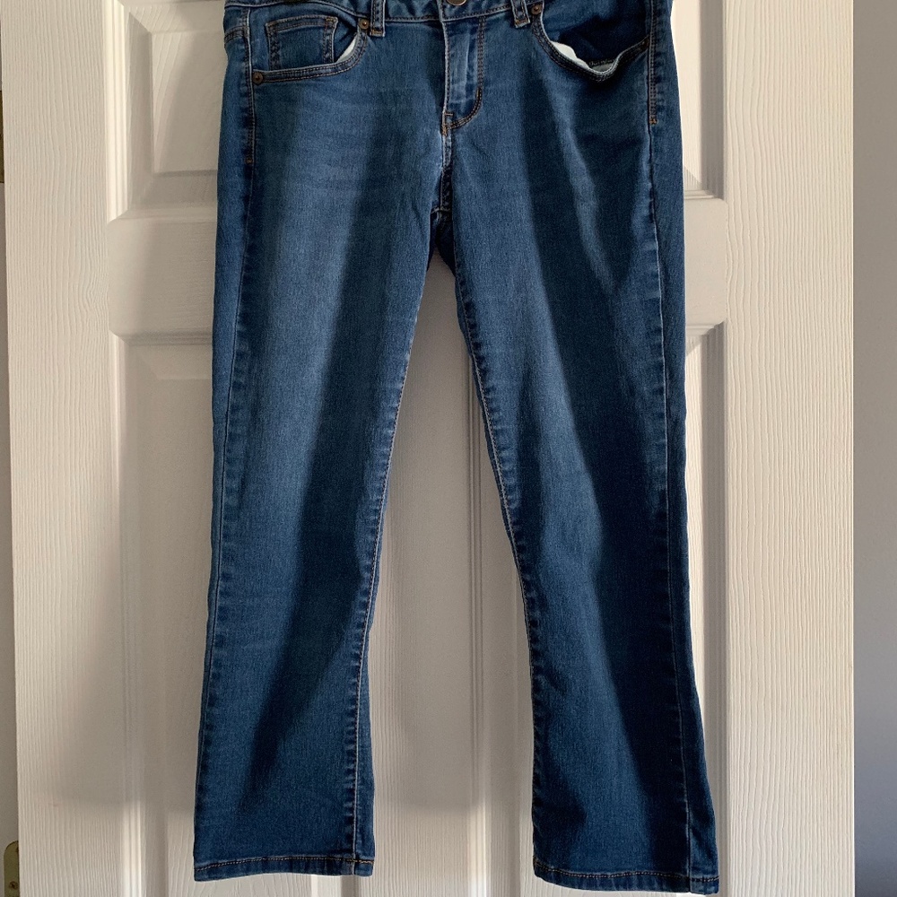 Denim capri jeggings